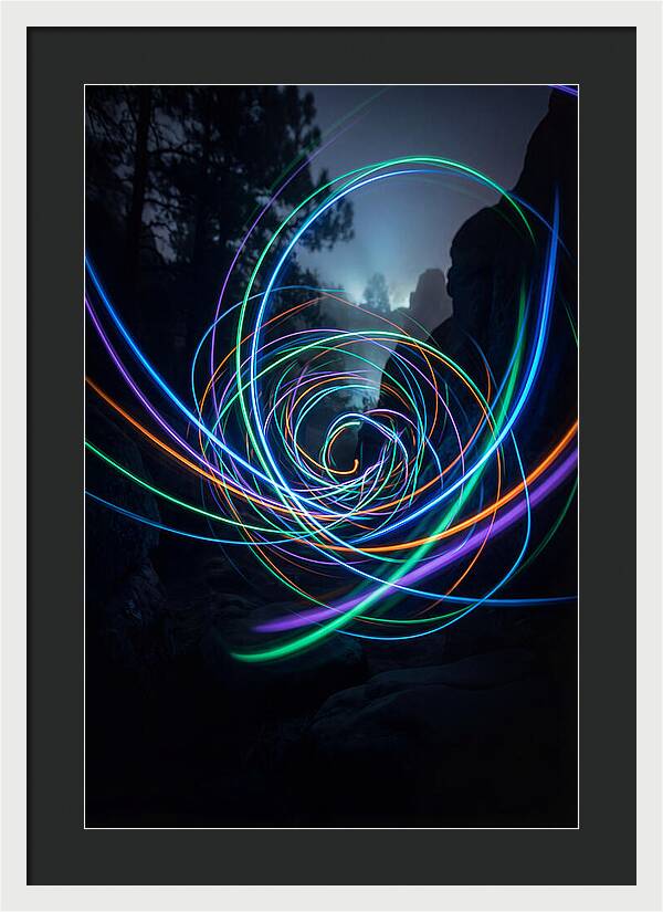 Light Trails In The Night