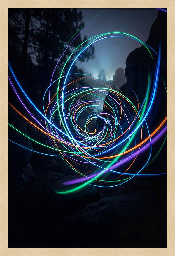 Light Trails In The Night