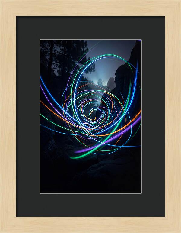 Light Trails In The Night