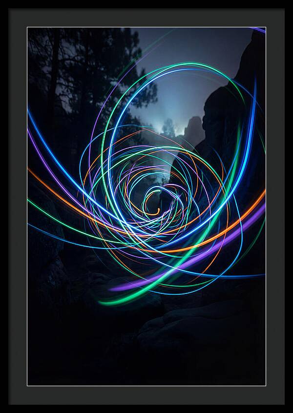 Light Trails In The Night