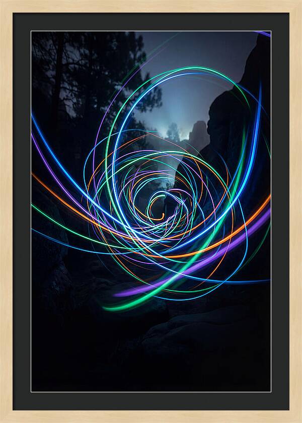 Light Trails In The Night