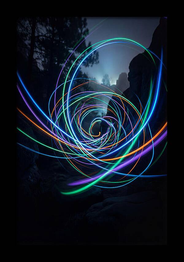 Light Trails In The Night