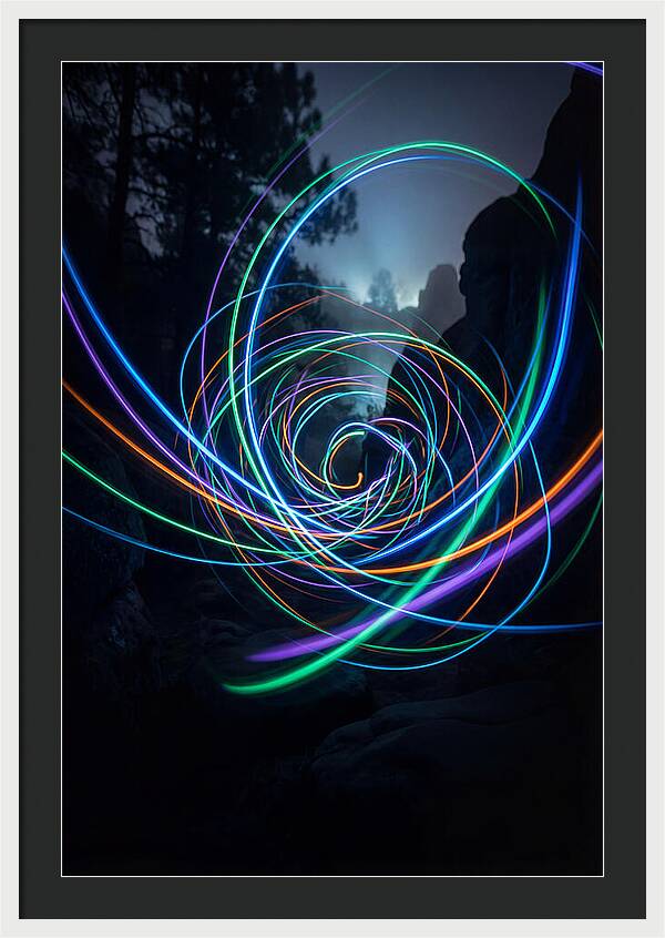 Light Trails In The Night