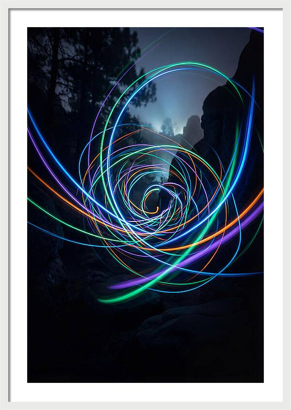 Light Trails In The Night