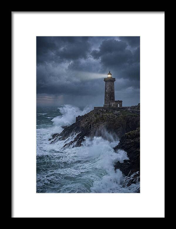 Lighthouse Amidst Stormy Seas