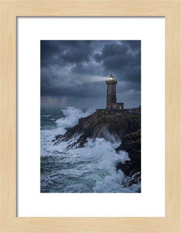 Lighthouse Amidst Stormy Seas