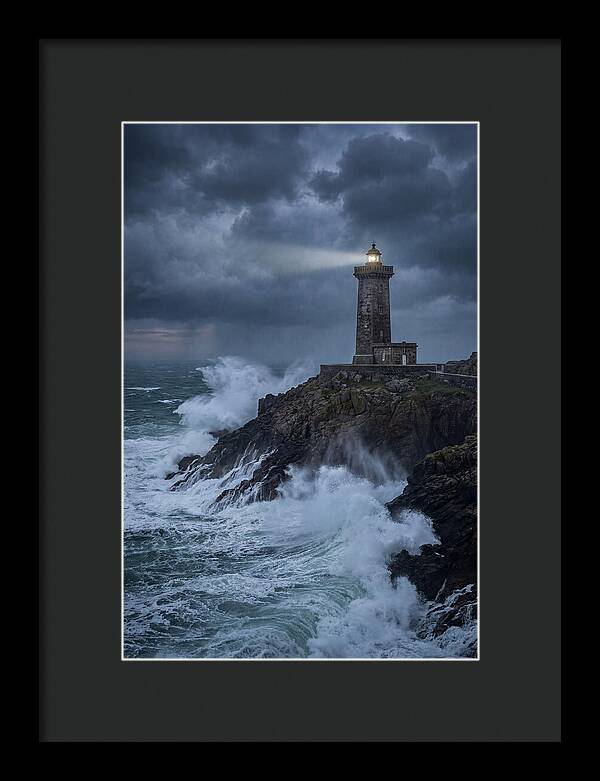 Lighthouse Amidst Stormy Seas