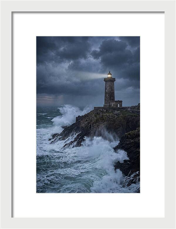 Lighthouse Amidst Stormy Seas