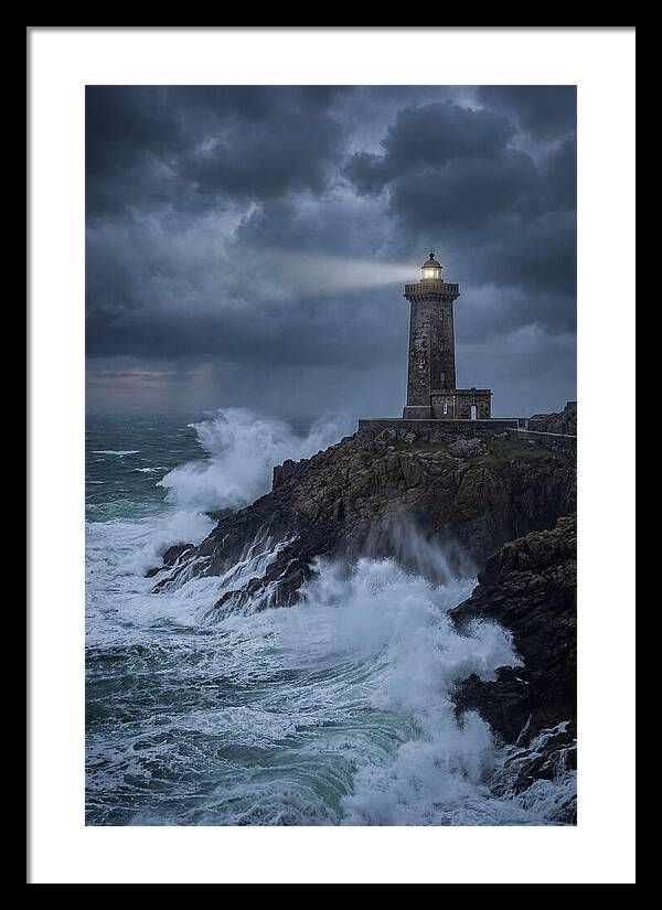 Lighthouse Amidst Stormy Seas