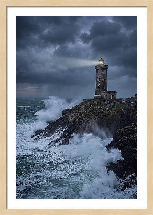 Lighthouse Amidst Stormy Seas