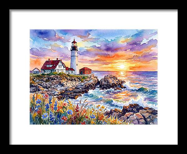 Lighthouse At Twilight