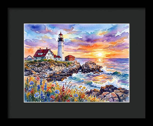 Lighthouse At Twilight