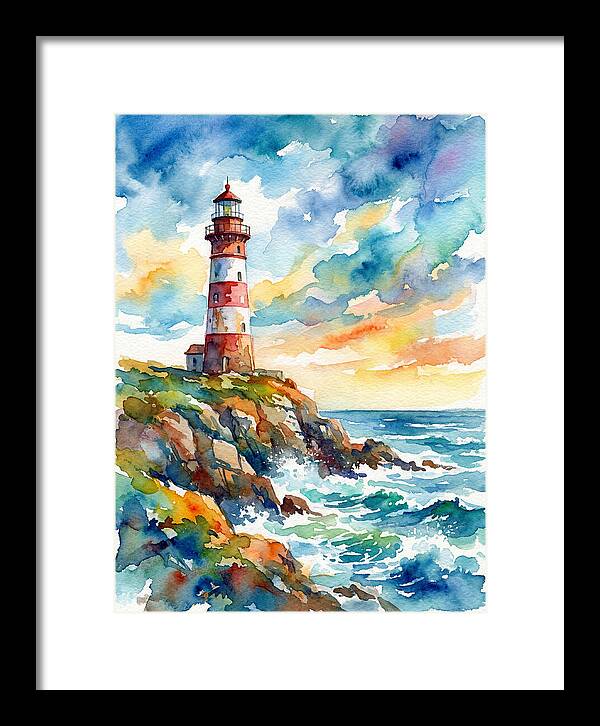 Lighthouse By The Sea