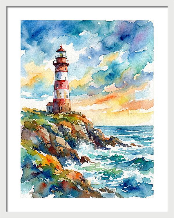 Lighthouse By The Sea