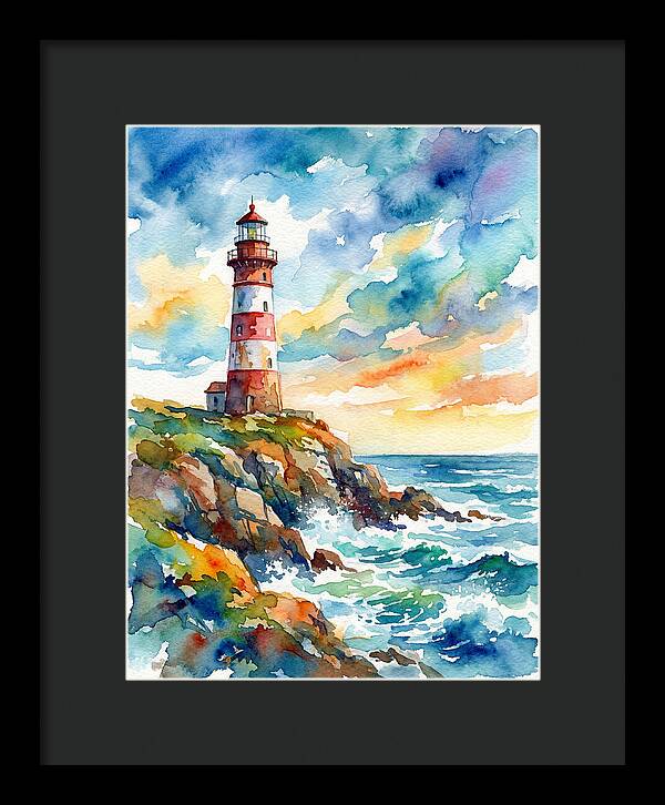 Lighthouse By The Sea