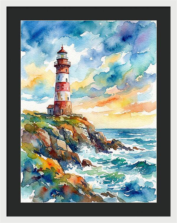 Lighthouse By The Sea