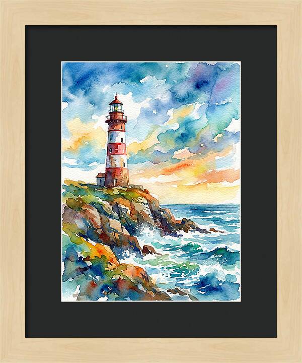 Lighthouse By The Sea