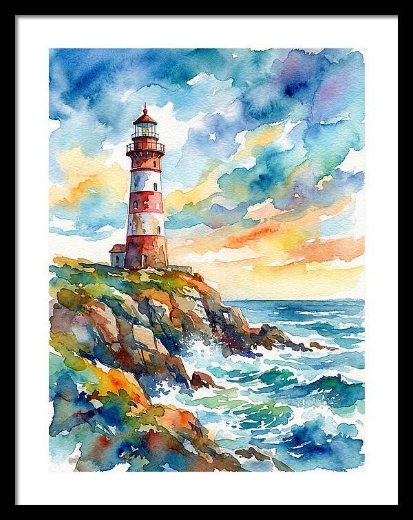 Lighthouse By The Sea