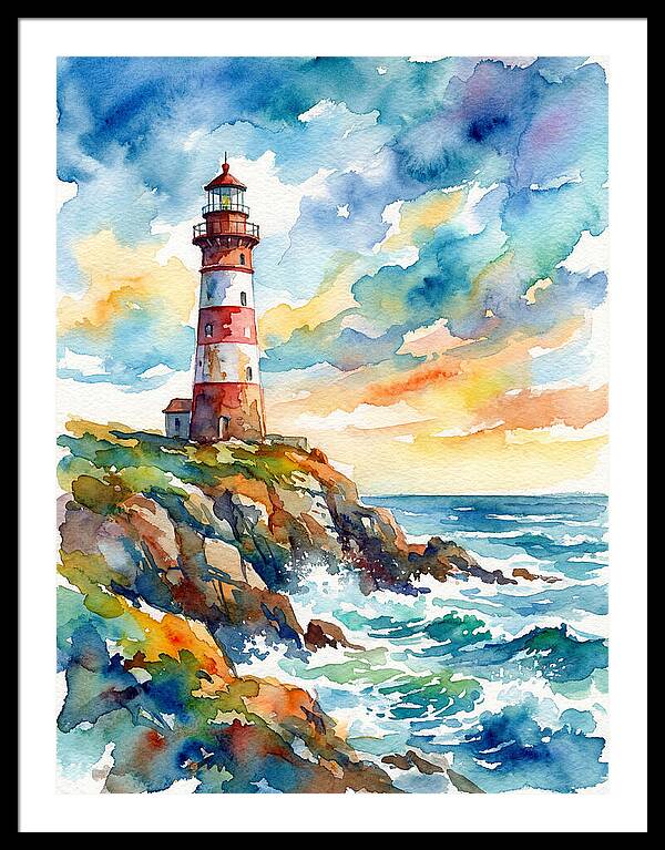 Lighthouse By The Sea