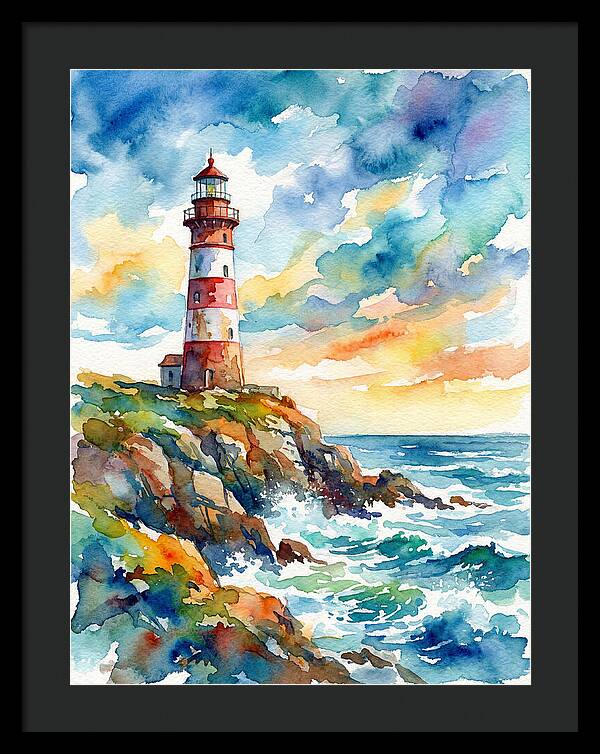 Lighthouse By The Sea