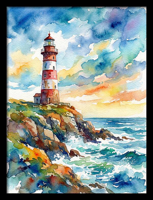 Lighthouse By The Sea