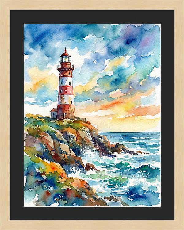 Lighthouse By The Sea