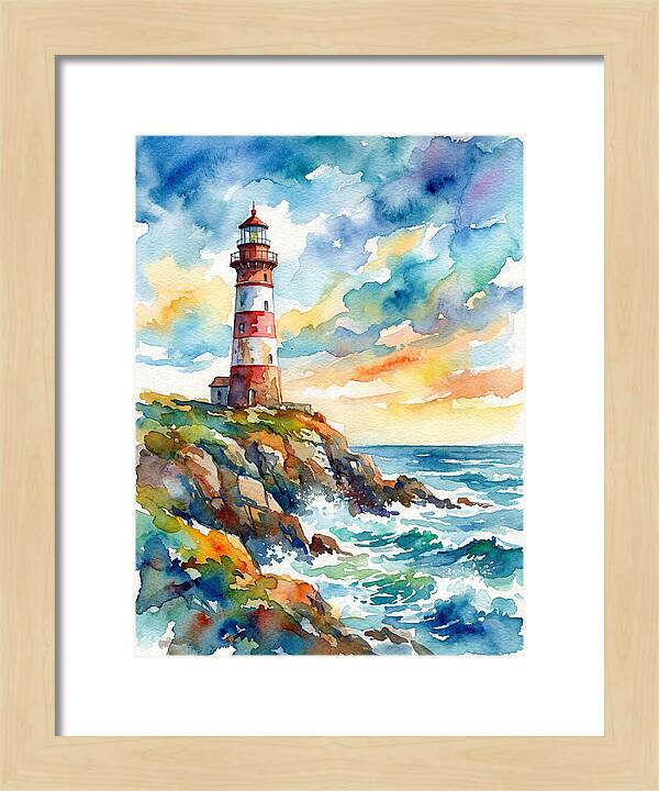 Lighthouse By The Sea