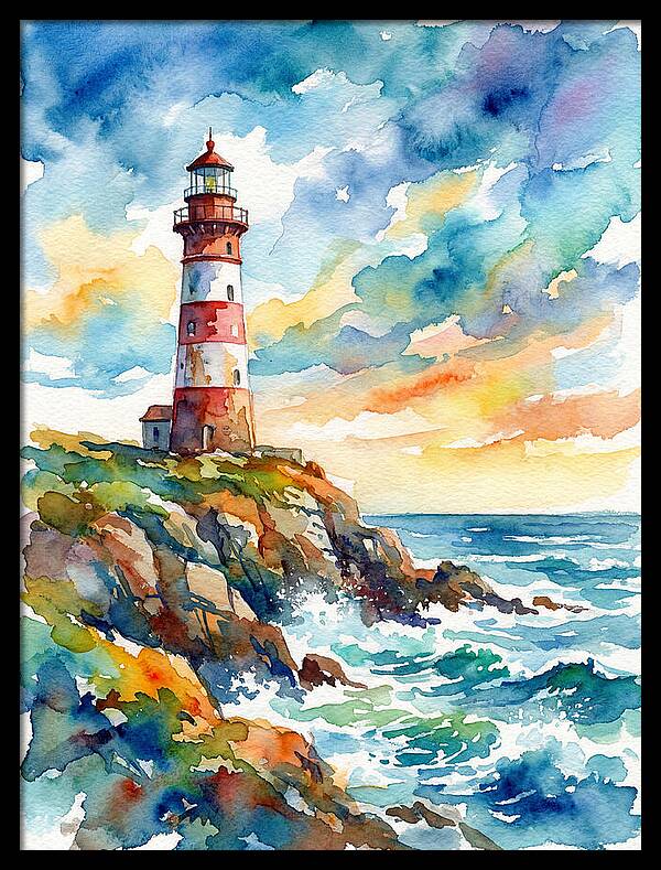 Lighthouse By The Sea