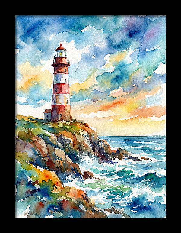Lighthouse By The Sea