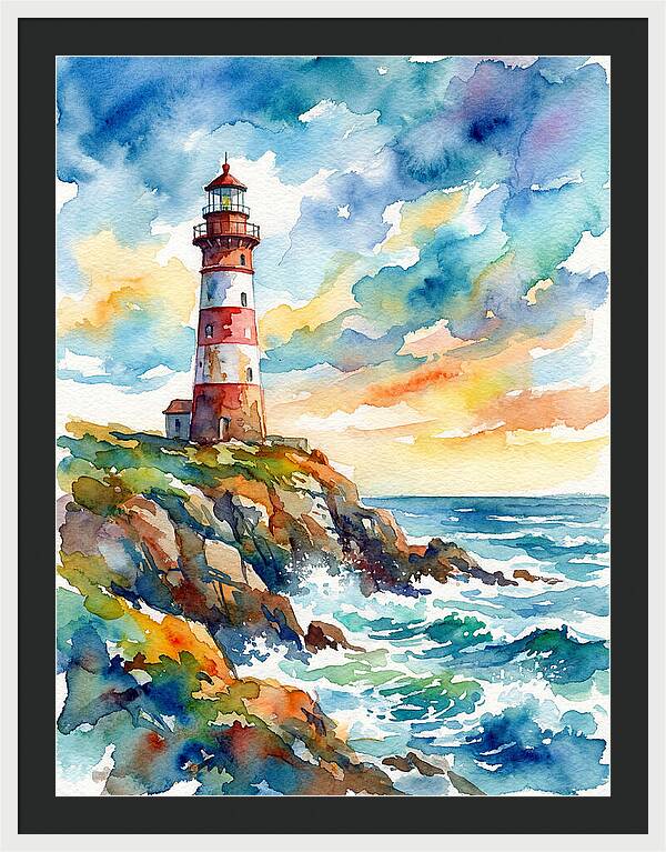 Lighthouse By The Sea