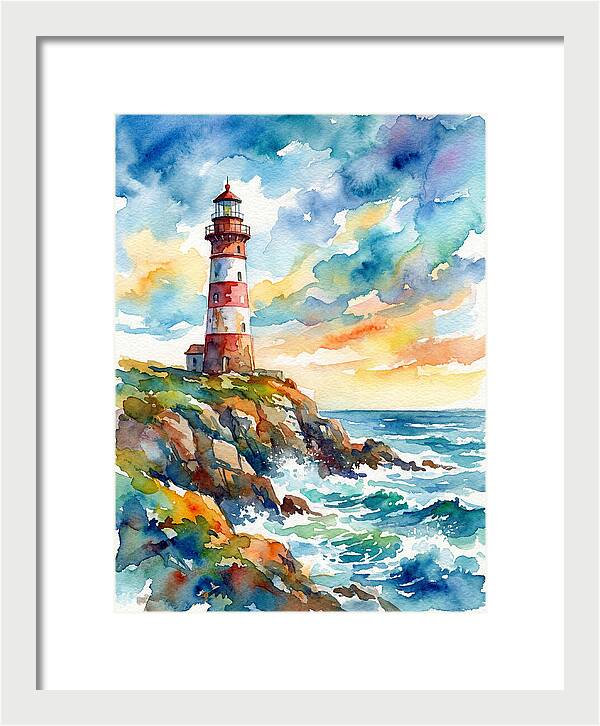 Lighthouse By The Sea