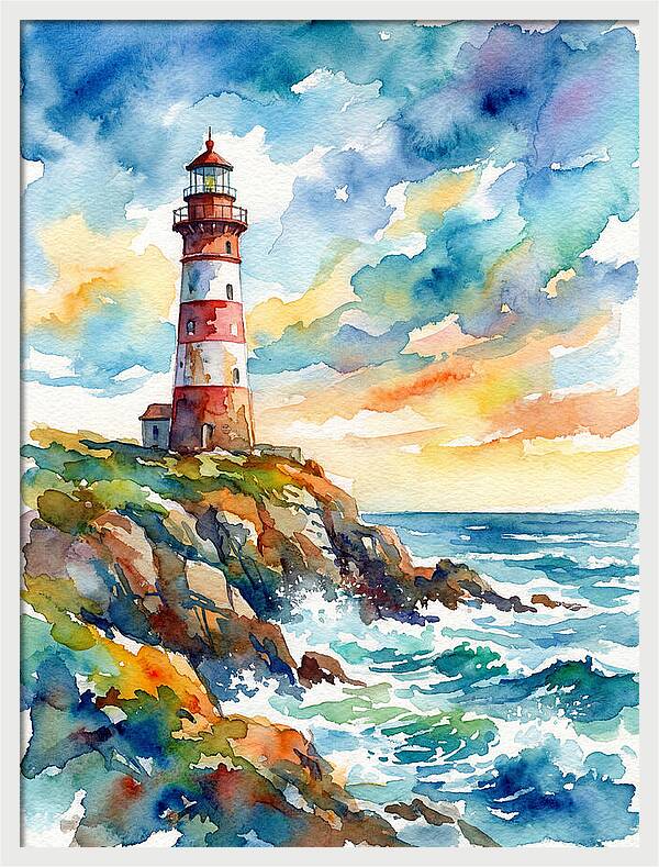 Lighthouse By The Sea