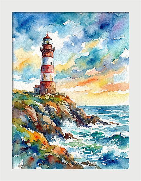 Lighthouse By The Sea