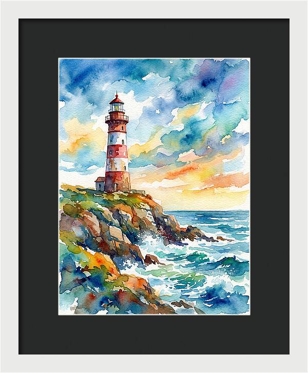 Lighthouse By The Sea