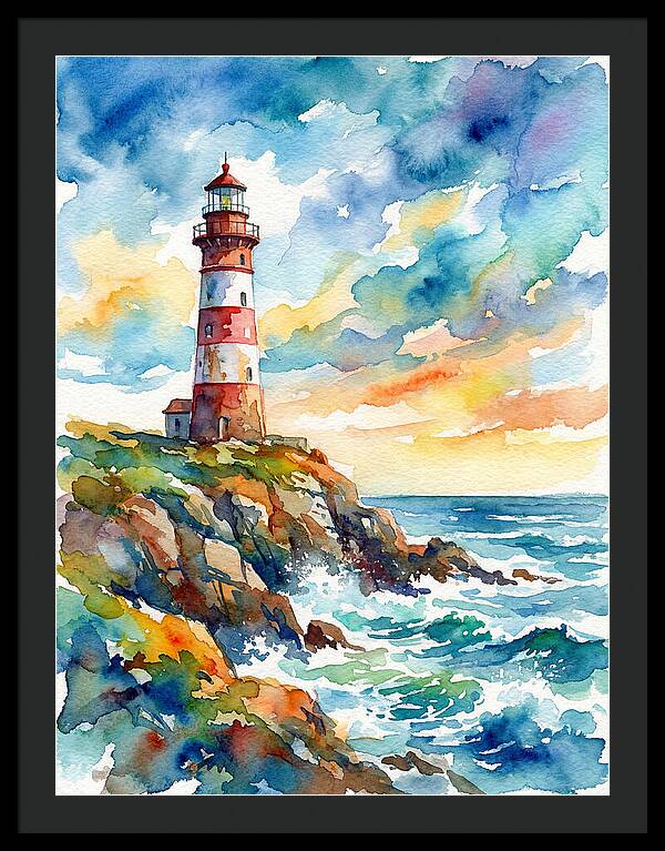 Lighthouse By The Sea