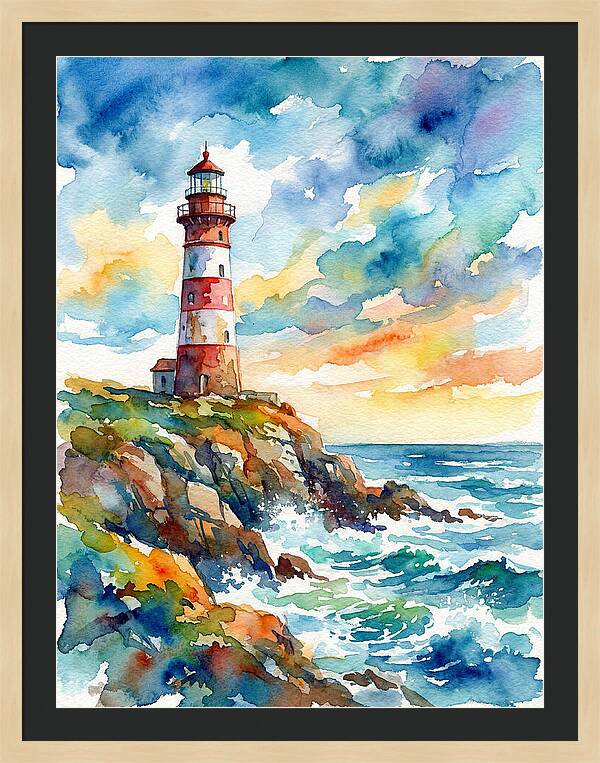 Lighthouse By The Sea