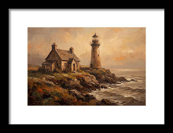 Lighthouse Keeper Cottage Beside Tower
