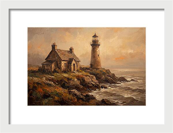 Lighthouse Keeper Cottage Beside Tower