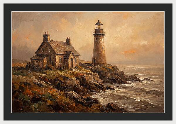 Lighthouse Keeper Cottage Beside Tower