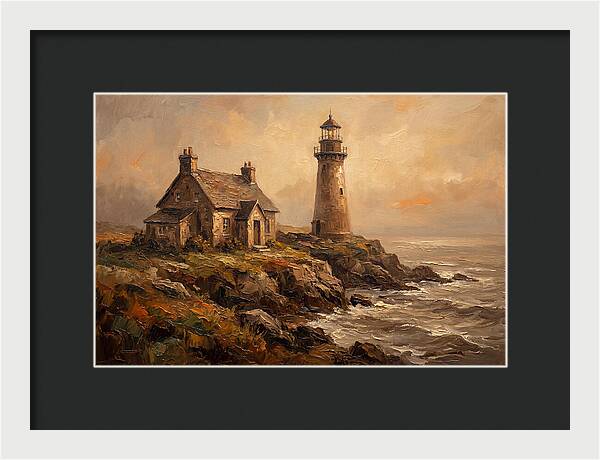 Lighthouse Keeper Cottage Beside Tower