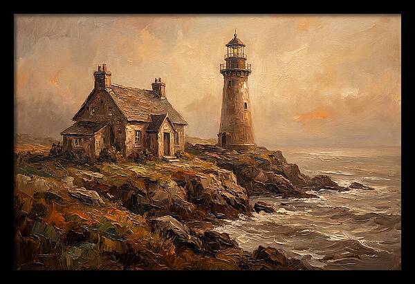 Lighthouse Keeper Cottage Beside Tower