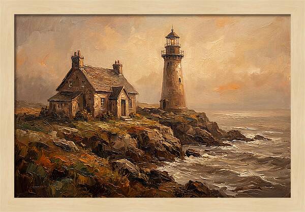 Lighthouse Keeper Cottage Beside Tower