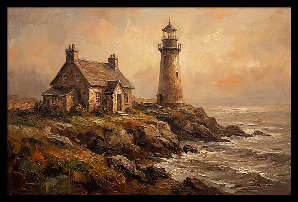 Lighthouse Keeper Cottage Beside Tower