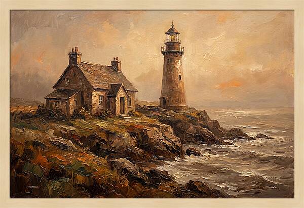 Lighthouse Keeper Cottage Beside Tower