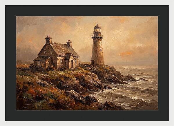 Lighthouse Keeper Cottage Beside Tower