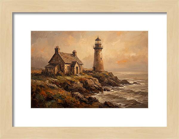 Lighthouse Keeper Cottage Beside Tower