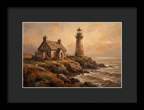 Lighthouse Keeper Cottage Beside Tower