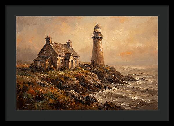 Lighthouse Keeper Cottage Beside Tower