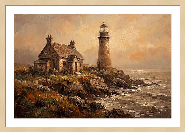 Lighthouse Keeper Cottage Beside Tower
