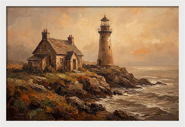 Lighthouse Keeper Cottage Beside Tower